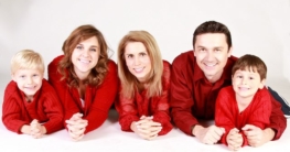 Familie im Partnerlook