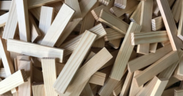 Großer Haufen KAPLA 280 Holzbausteine
